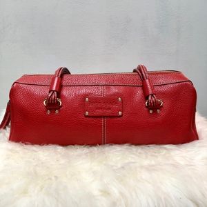 Kate Spade Red Pebbled Leather Shoulderbag